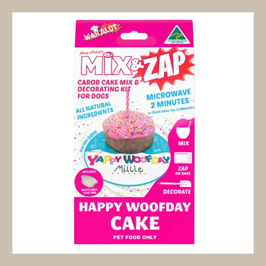 Mix & Zap Happy Woofday Cake Kit