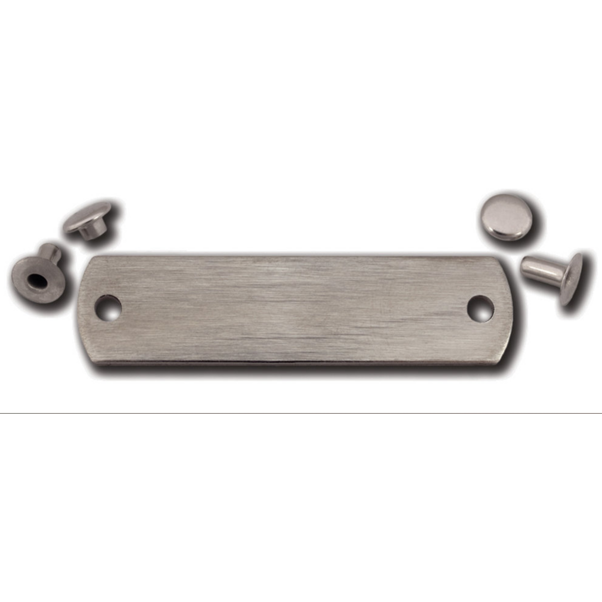 ID Tags Rectangle rivet My PVC