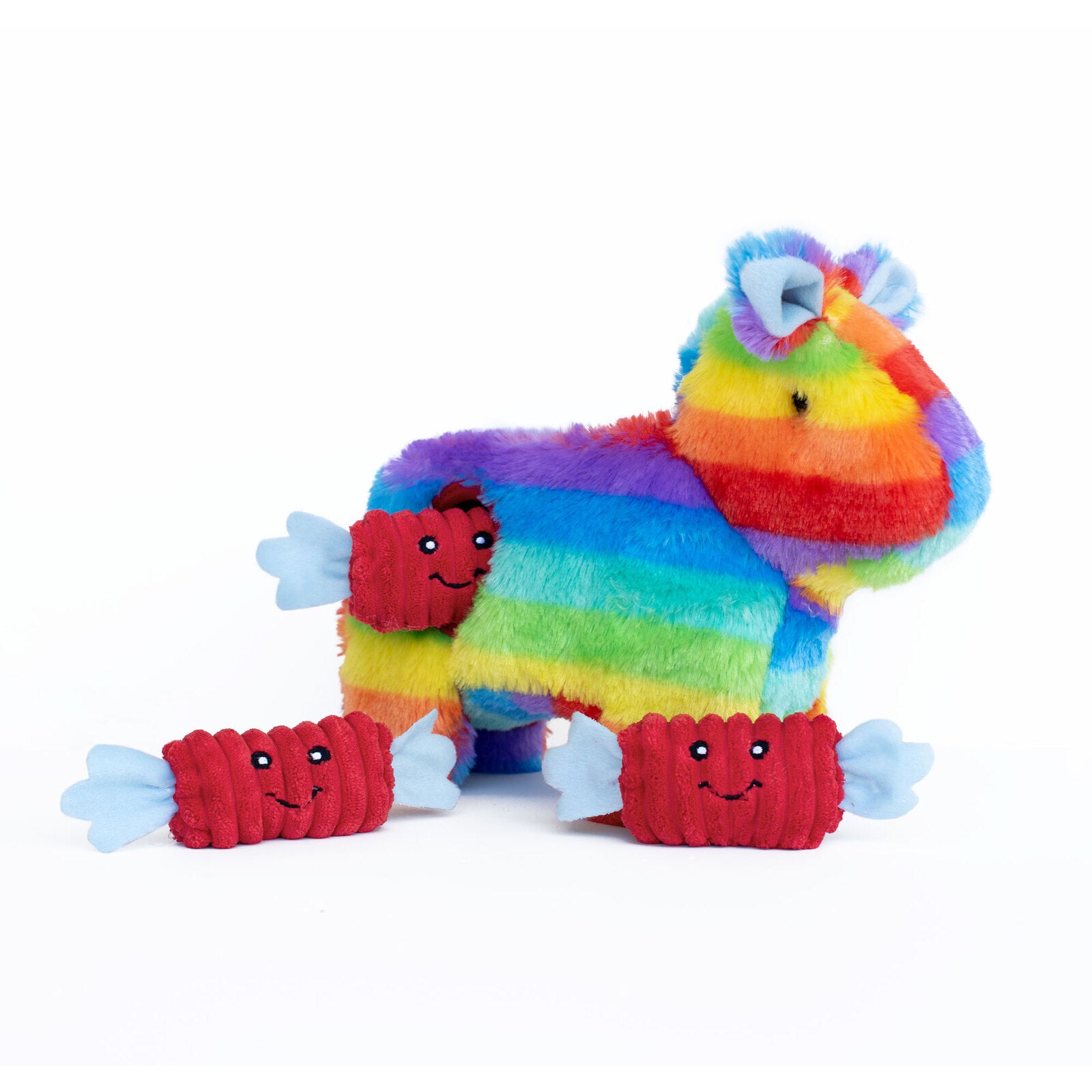 Zippy Paws Interactive Burrow - Rainbow Pinata with Candy