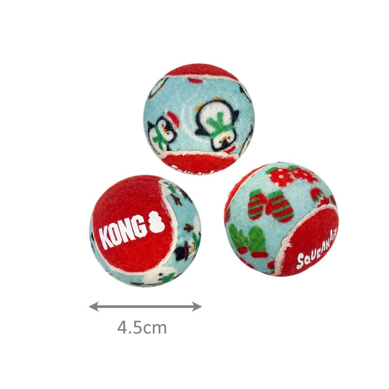 Kong Christmas AirDog SqueakAir Ball